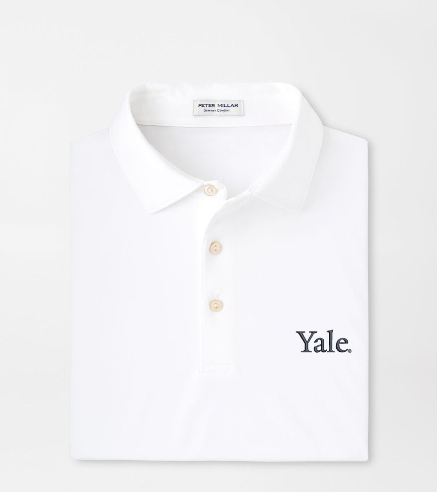 Yale Solid Performance Jersey Polo image number 1