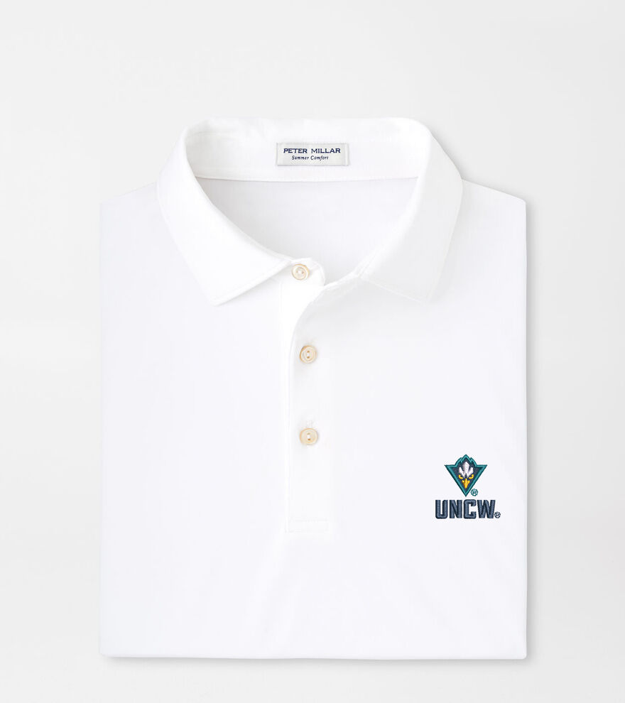 UNCW Solid Performance Jersey Polo image number 2