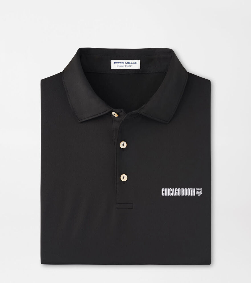 University of Chicago Booth Solid Performance Jersey Polo
