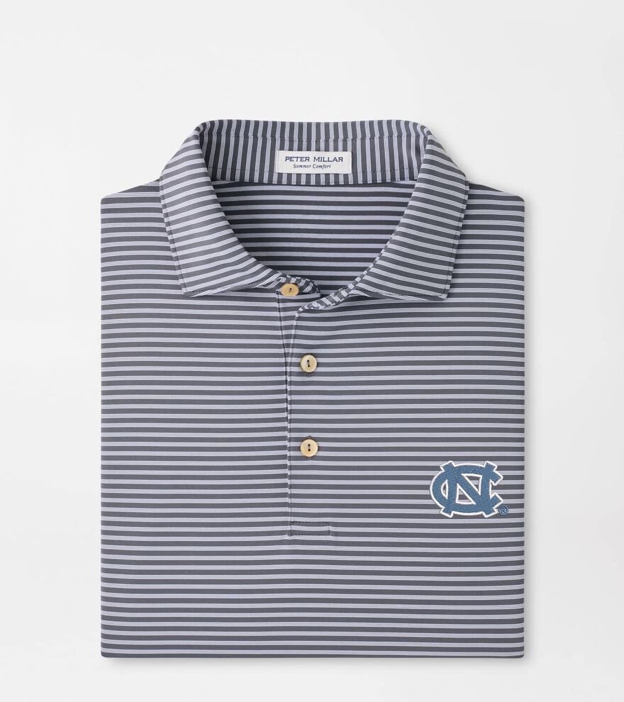 UNC Chapel Hill Tiebreaker Performance Jersey Stripe Polo