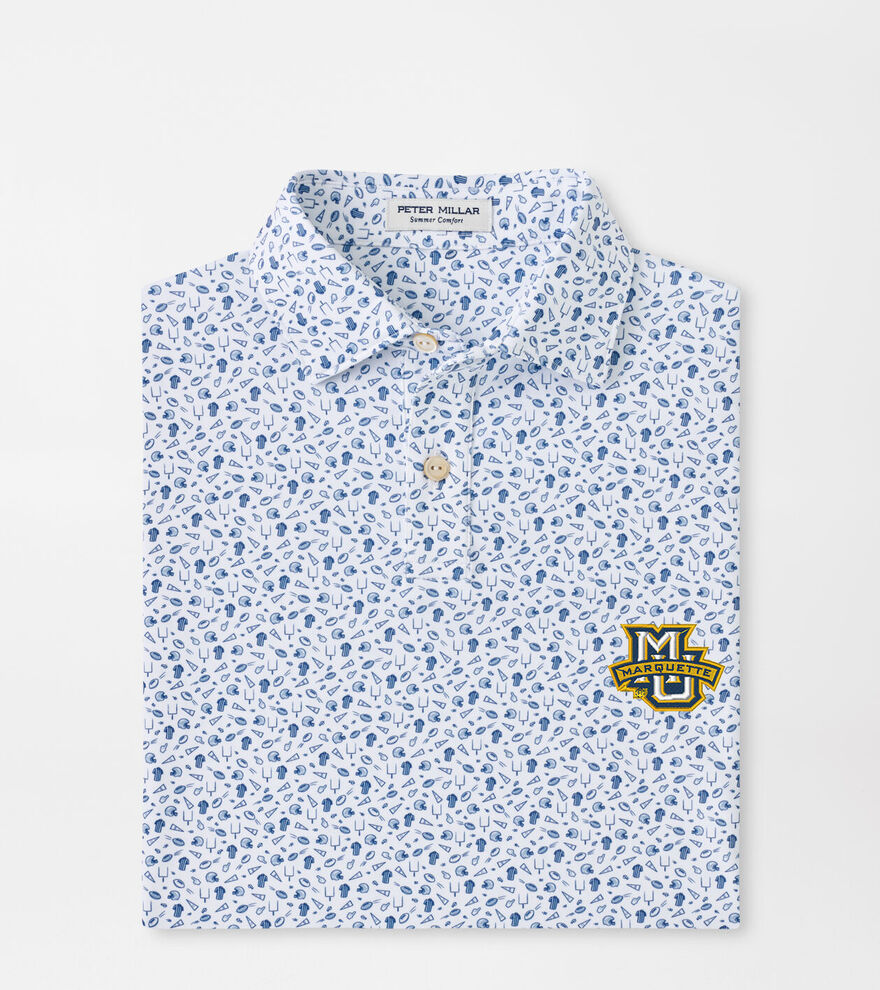 Marquette Kick Off Youth Performance Jersey Polo image number 1