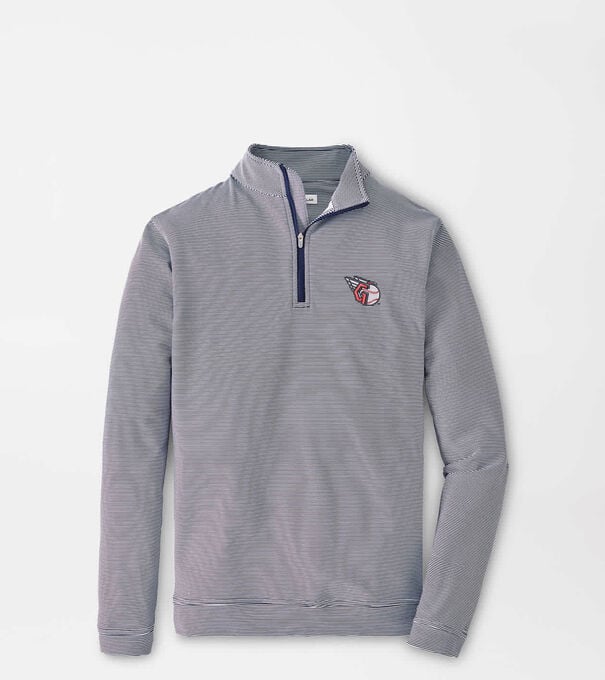 Cleveland Guardians Perth Sugar Stripe Performance Quarter-Zip