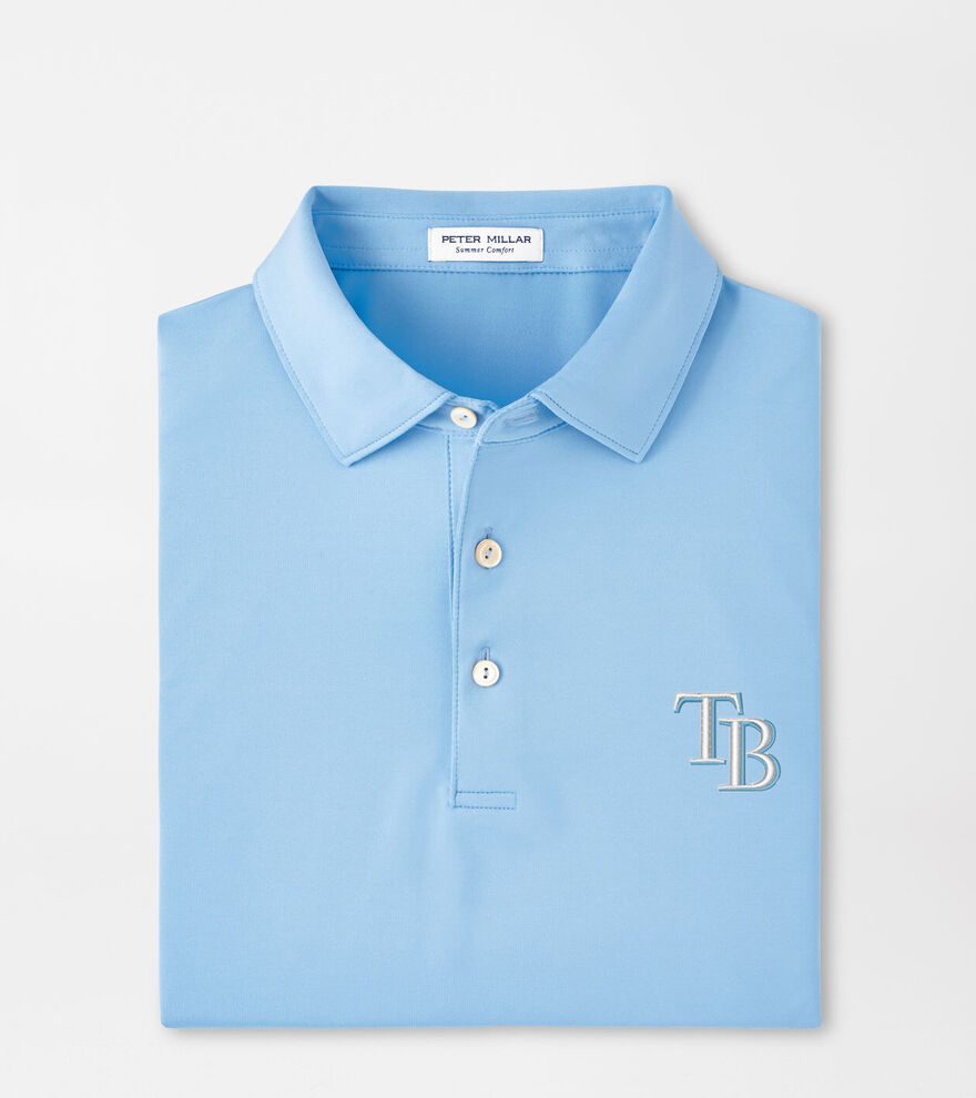 Tampa Bay Rays Solid Performance Jersey Polo image number 1