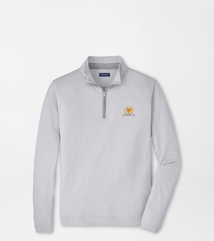 16th Presidents Cup Albatross Cotton-Blend Piqu&eacute; Quarter-Zip image number 1