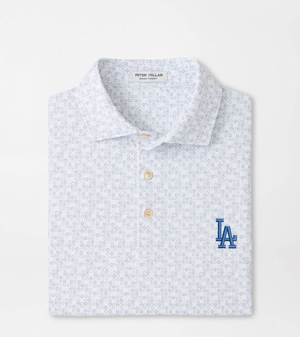 Los Angeles Dodgers Bases Loaded Performance Jersey Polo