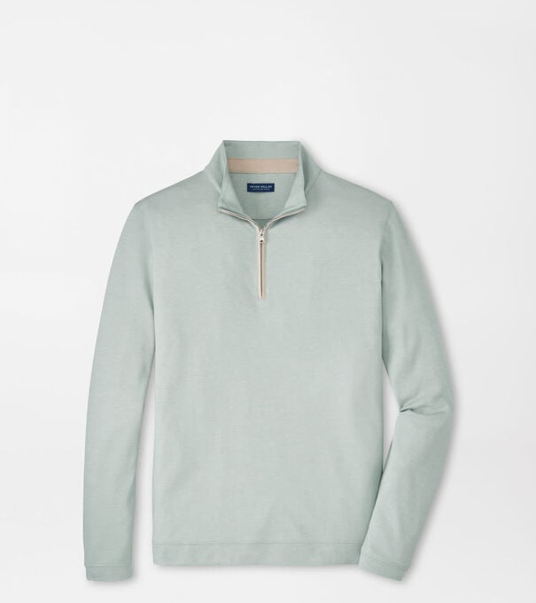 Albatross Cotton-Blend Piqu&eacute; Quarter-Zip
