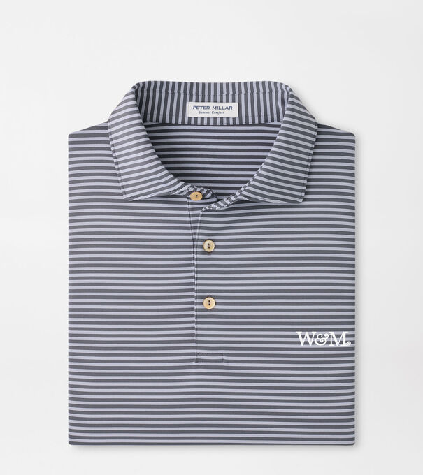 William & Mary Tiebreaker Performance Jersey Stripe Polo