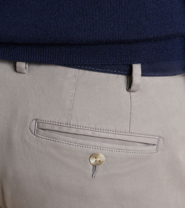 Signature Sateen Flat Front Trouser - Alternate Image 1