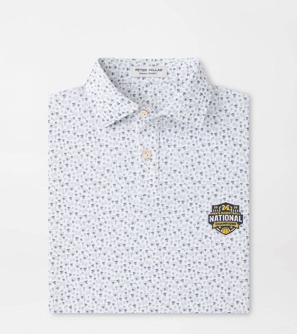 Michigan National Champion Buzzer Beater Youth Performance Jersey Polo