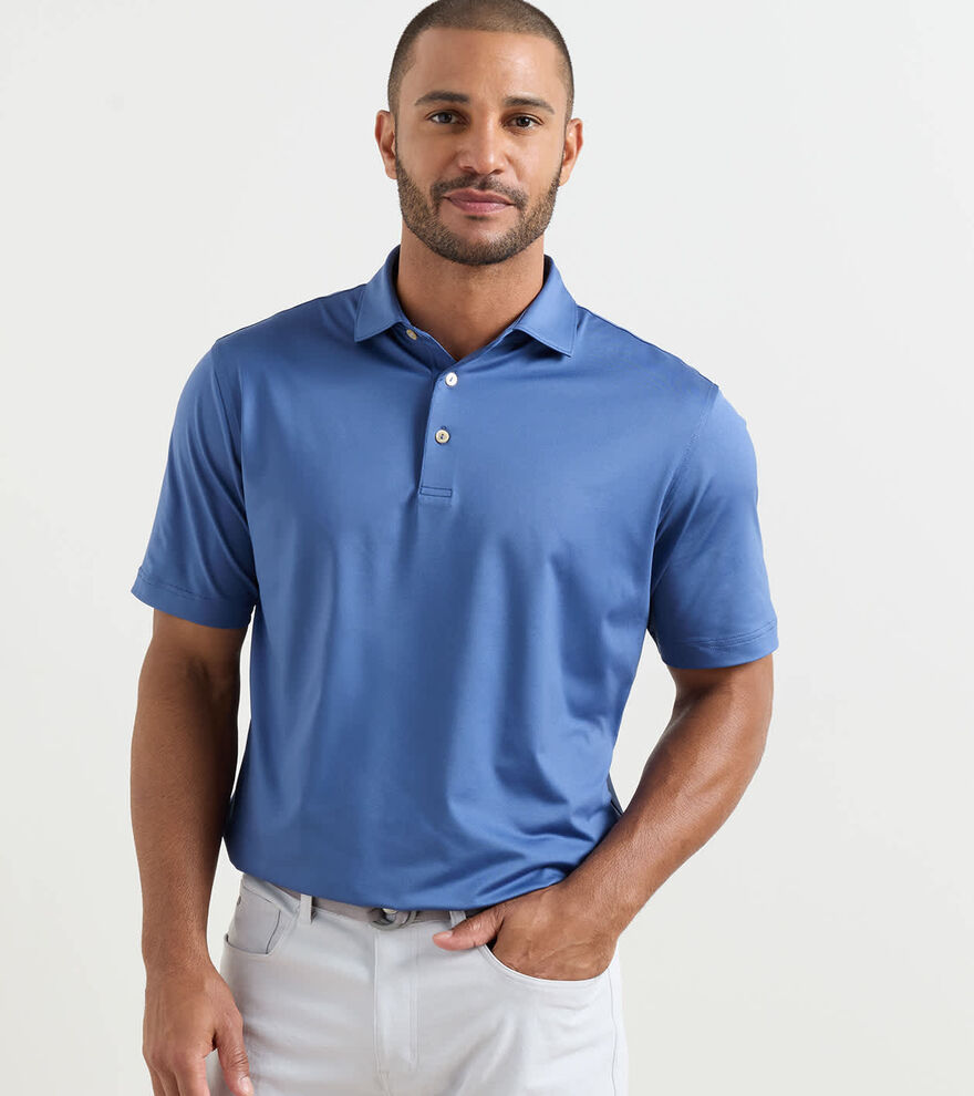 Solid Performance Jersey Polo image number 2