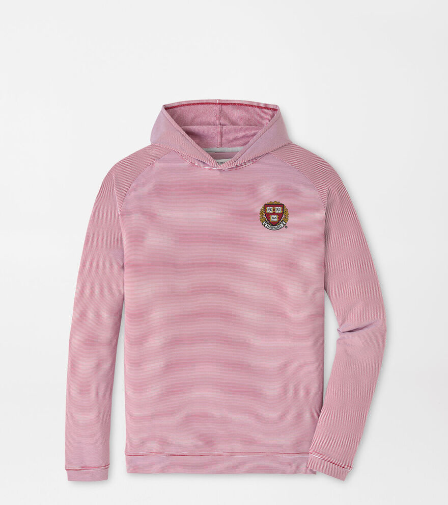 Harvard Pine Sugar Stripe Performance Hoodie image number 1