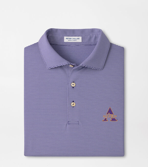 Alcorn State Jubilee Stripe Performance Polo