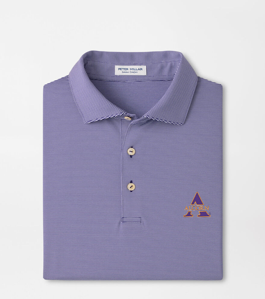 Alcorn State Jubilee Stripe Performance Polo image number 1