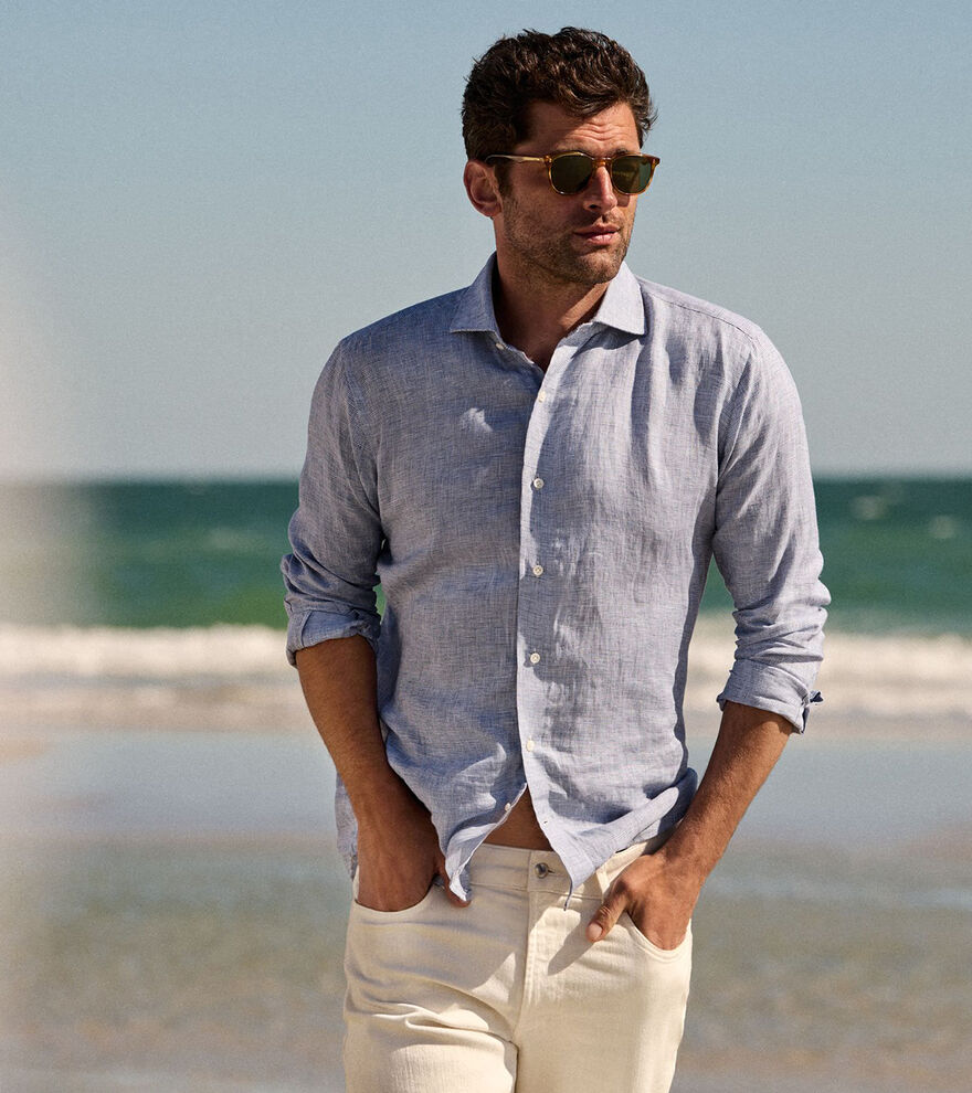 Astino Lino Check Sport Shirt image number 5