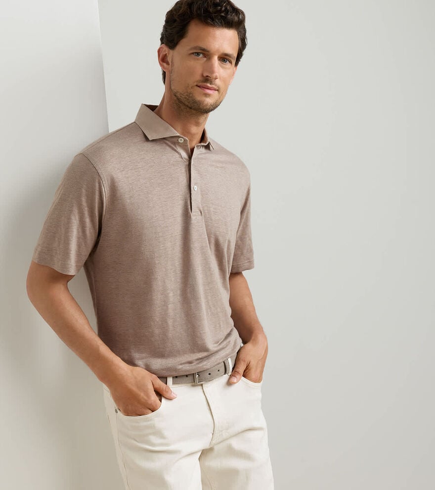Astino Linen Polo image number 2