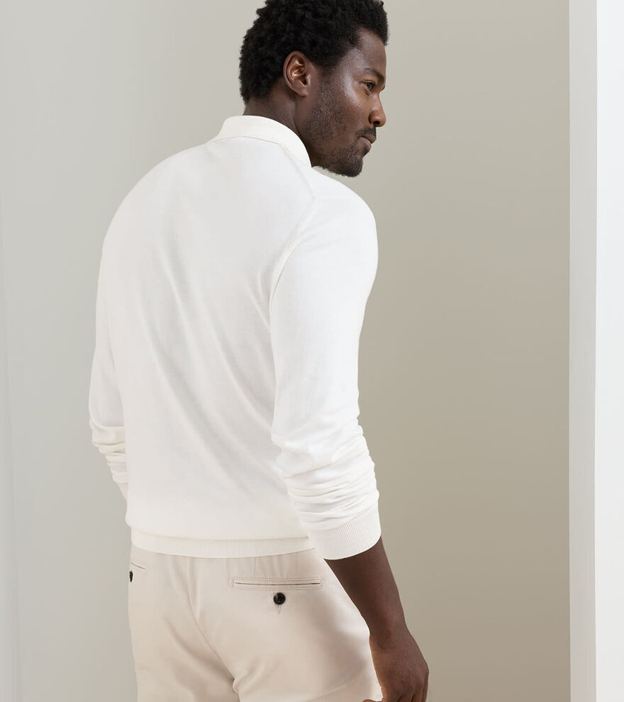 Mariner Sea Island Cotton Sweater Polo image number 3
