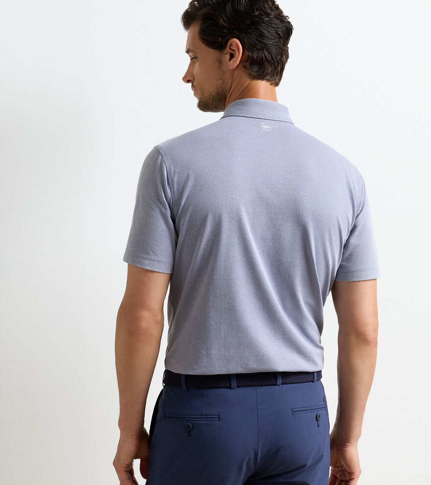 Albatross Diamond Cotton-Blend Piqu&eacute; Polo - Alternate Image 2