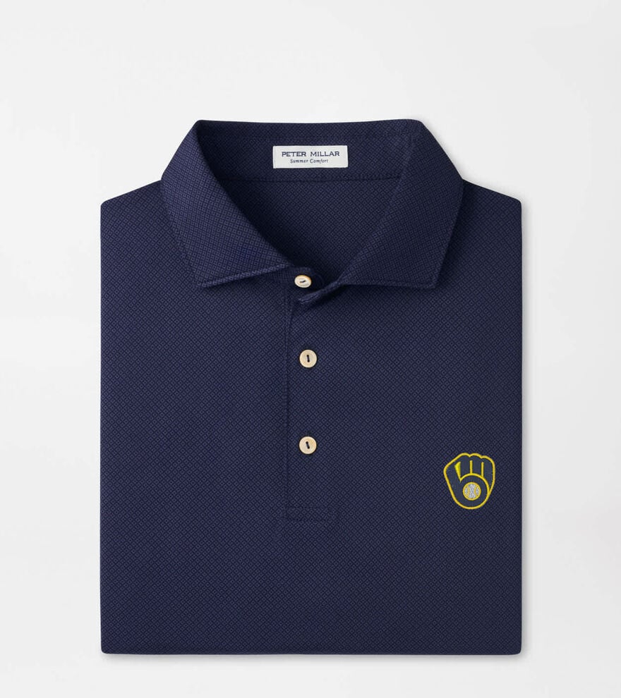 Milwaukee Brewers Hugo Performance Jersey Polo