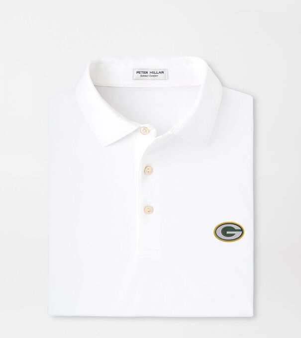 Green Bay Packers Solid Performance Jersey Polo
