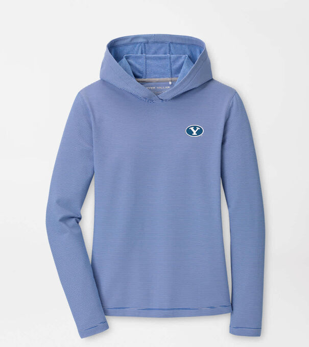 BYU Women's Pine Sugar Stripe Performance Hoodie