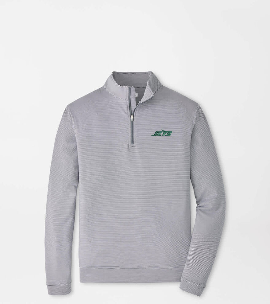 New York Jets Perth Sugar Stripe Performance Quarter-Zip image number 1