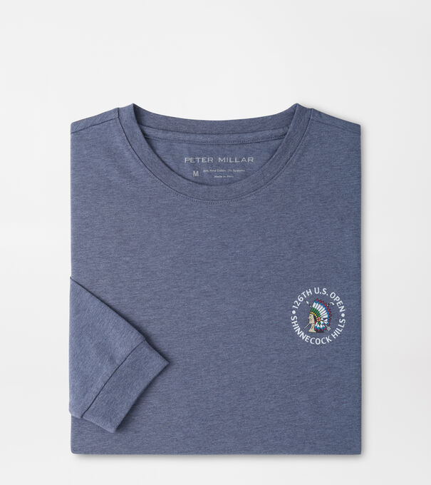 126th U.S. Open Course Map Long Sleeve T-Shirt - Alternate Image 1