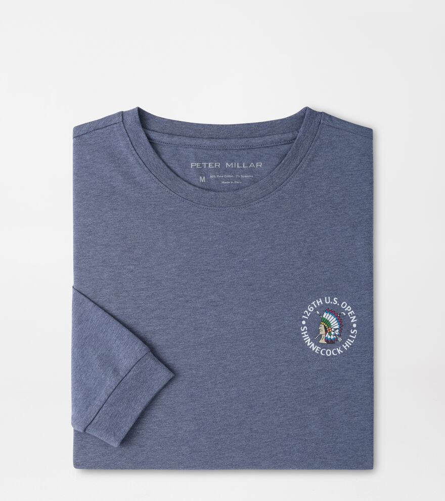 126th U.S. Open Course Map Long Sleeve T-Shirt image number 2