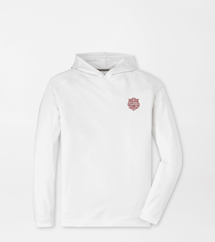 Indiana National Champions Pine Performance Hoodie image number 1