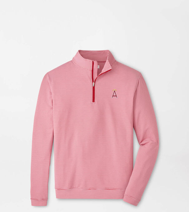 Cooperstown Los Angeles Angels Perth Sugar Stripe Performance Quarter-Zip