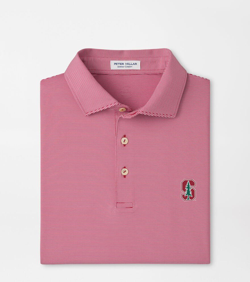 Stanford Jubilee Stripe Performance Polo image number 1