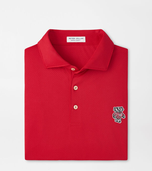 Wisconsin Badgers Hugo Performance Jersey Polo