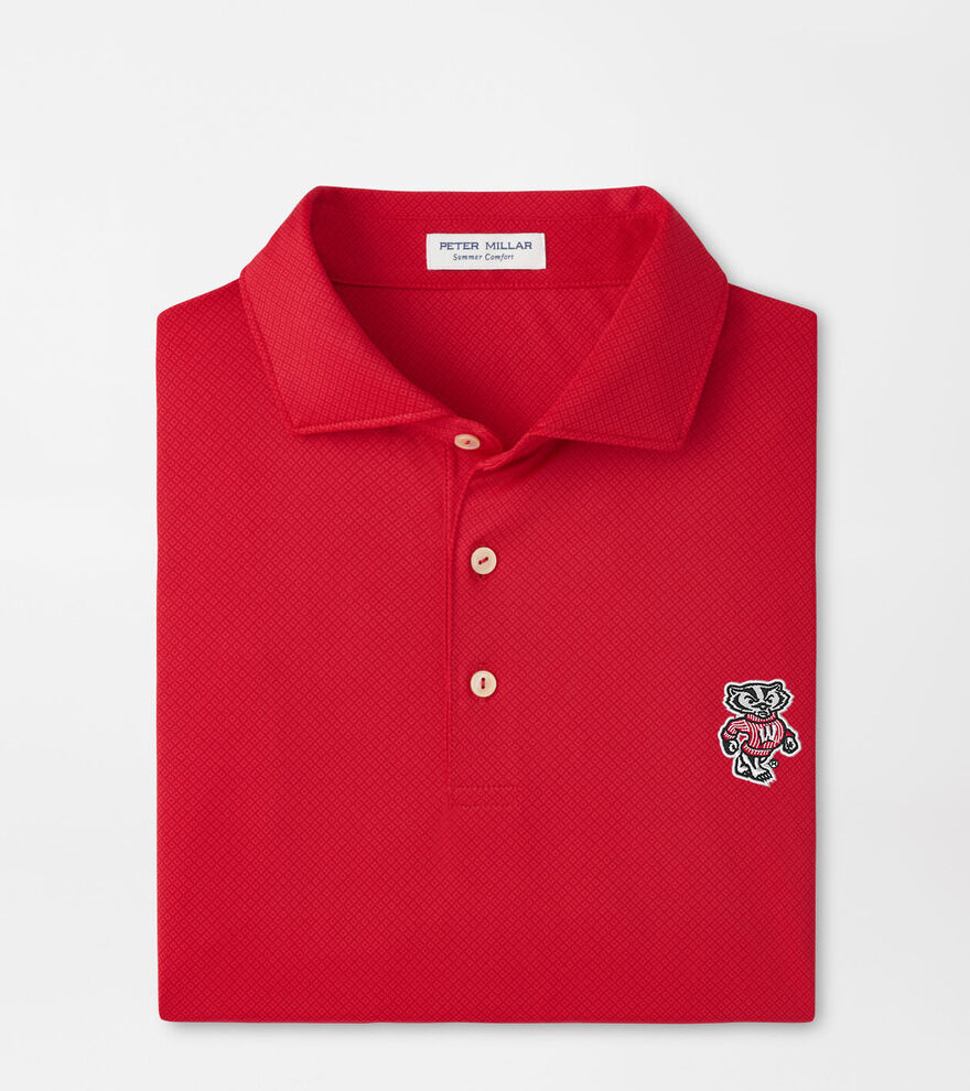 Wisconsin Badgers Hugo Performance Jersey Polo image number 1