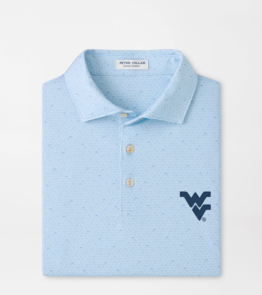 West Virginia On The Ball Performance Jersey Polo image number 1