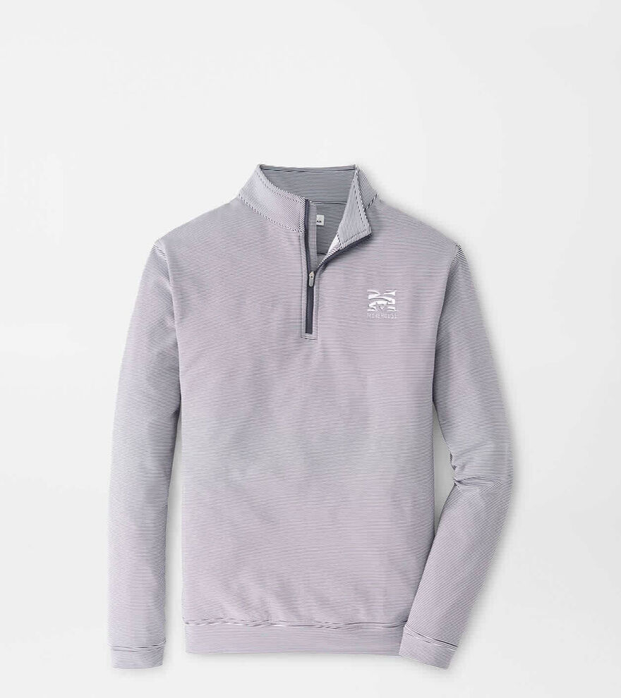 Morehouse College Perth Sugar Stripe Performance Quarter-Zip