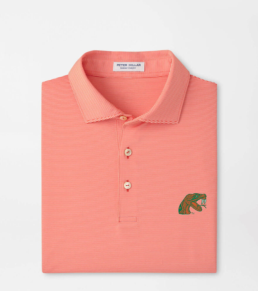 Florida A&M Jubilee Stripe Performance Polo