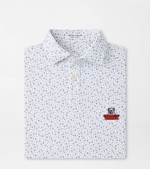 Georgia Vault Buzzer Beater Youth Performance Jersey Polo