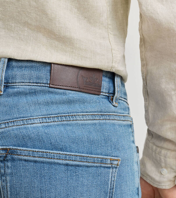 Vintage Washed Five-Pocket Denim - Alternate Image 1