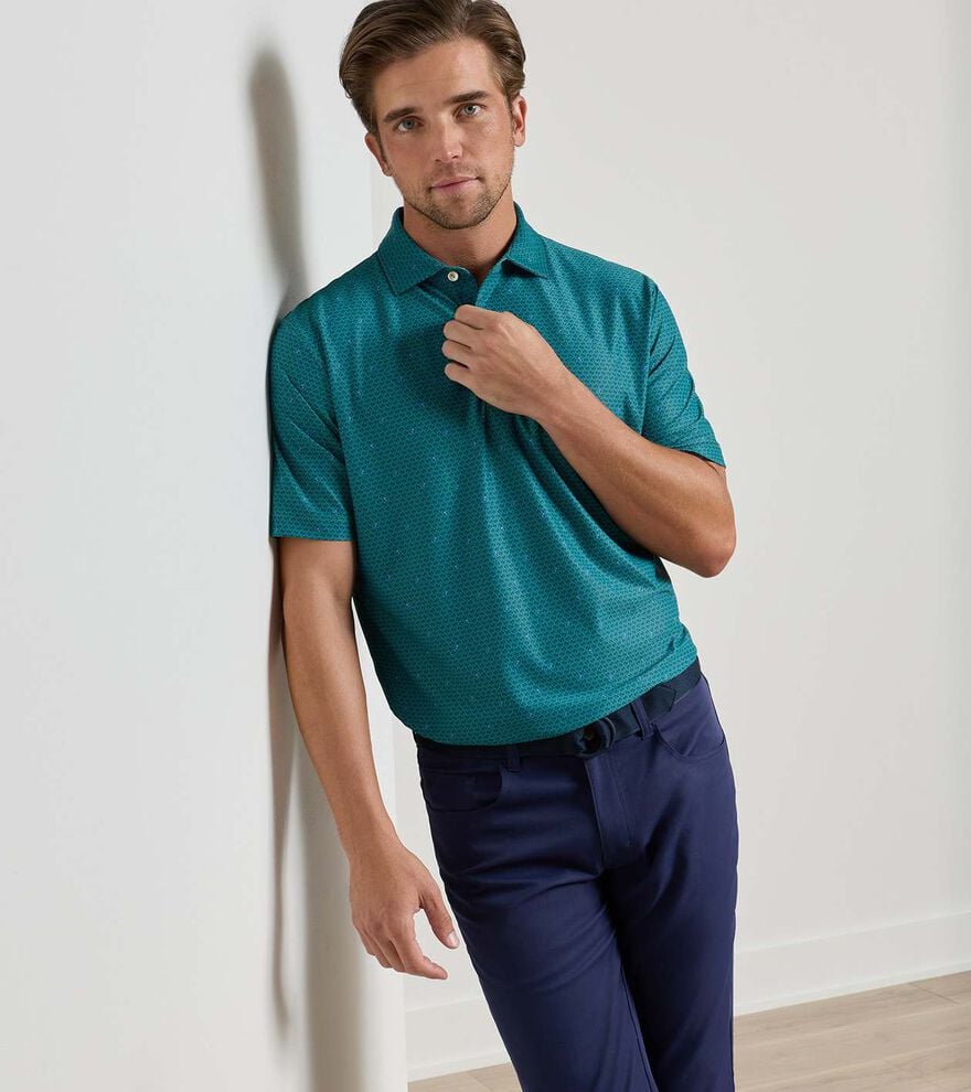 Island Rays Performance Mesh Polo image number 2