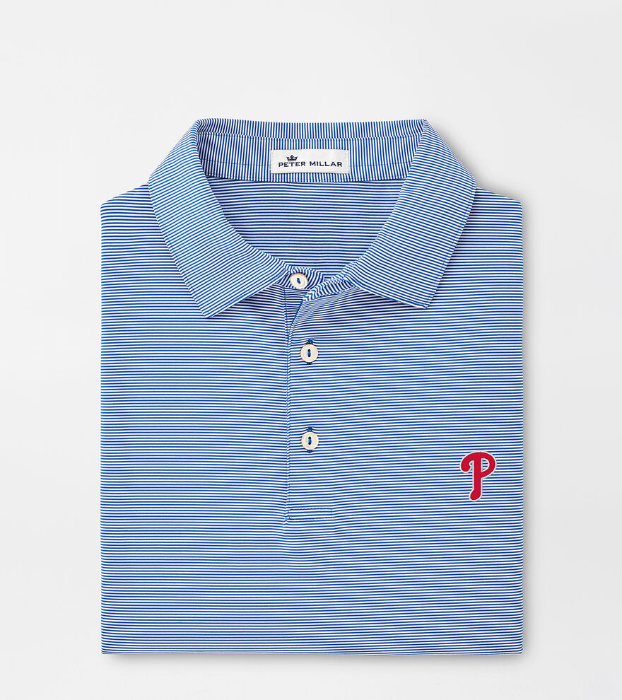 Philadelphia Phillies Jubilee Stripe Performance Polo image number 1