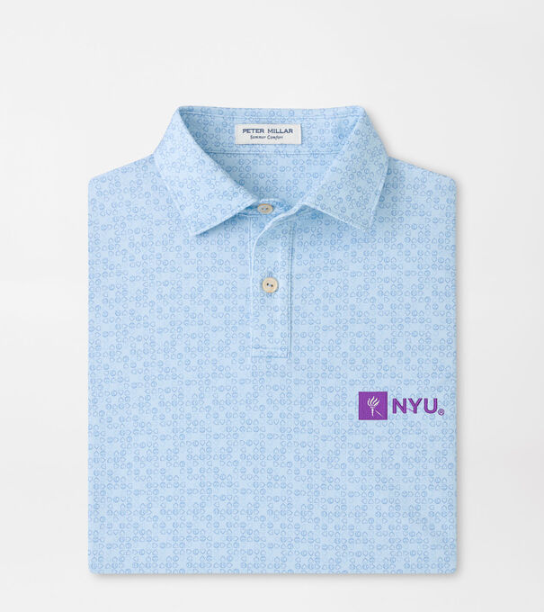New York University Bases Loaded Youth Performance Jersey Polo