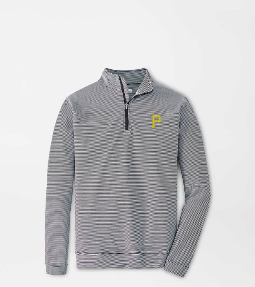 Pittsburgh Pirates Perth Sugar Stripe Performance Quarter-Zip image number 1