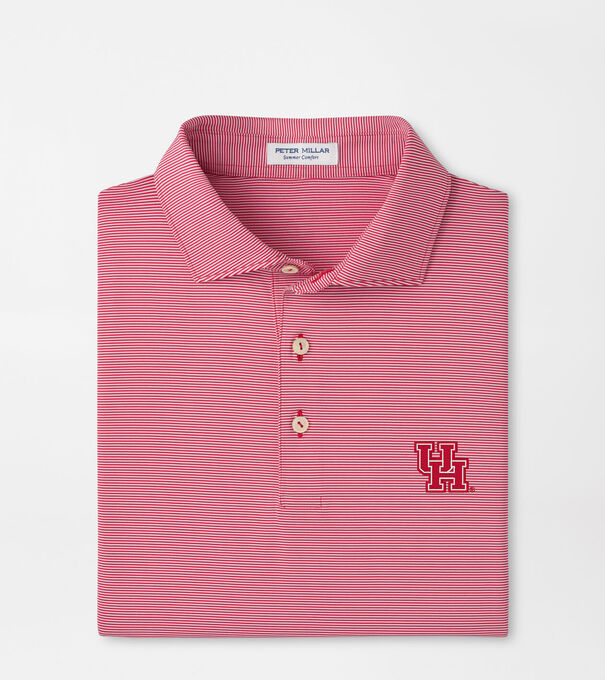 Houston Jubilee Stripe Performance Polo