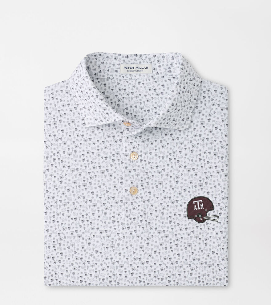 Texas A&M Vault Buzzer Beater Performance Jersey Polo