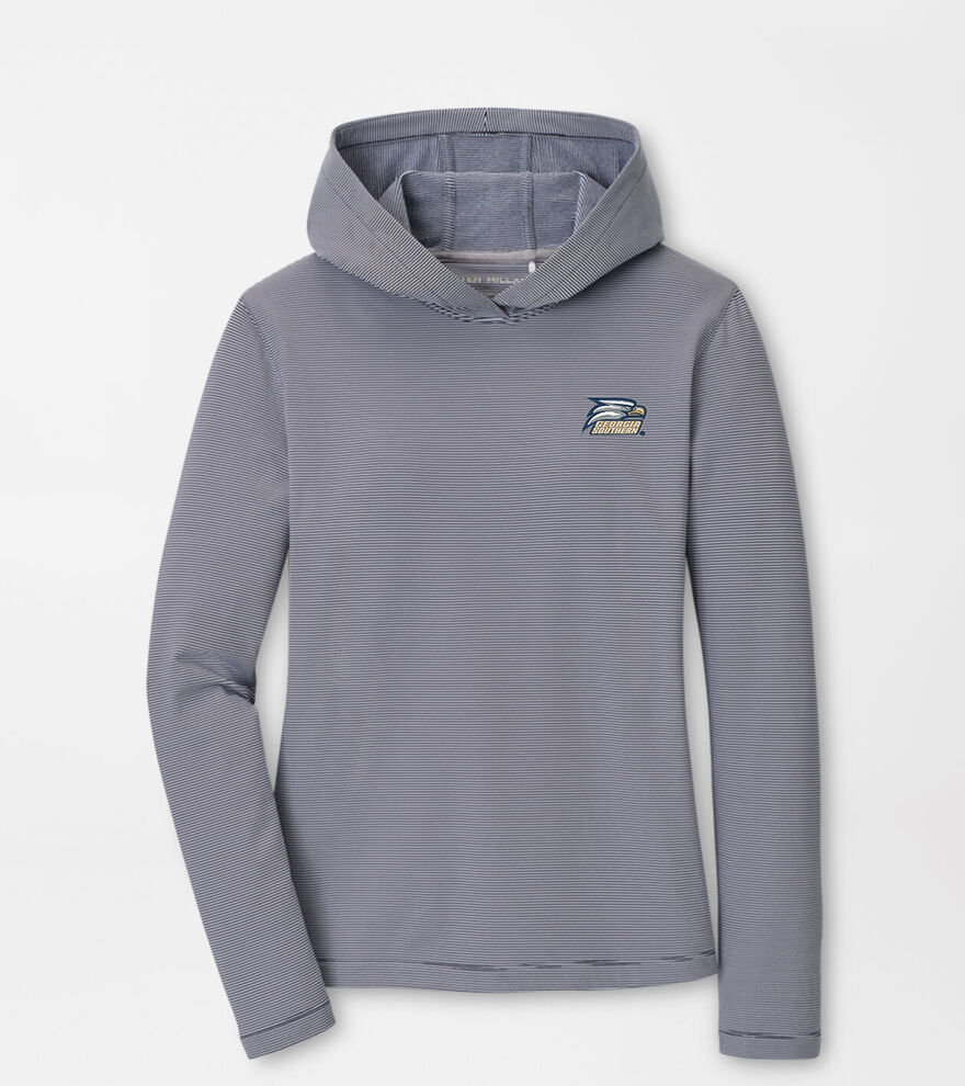 Georgia Southern Women's Pine Sugar Stripe Performance Hoodie image number 1