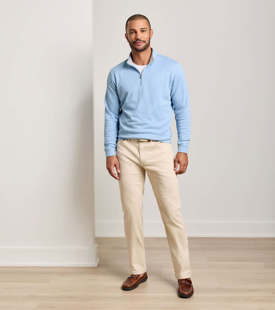 Signature Sateen Five-Pocket Pant - Alternate Image 1