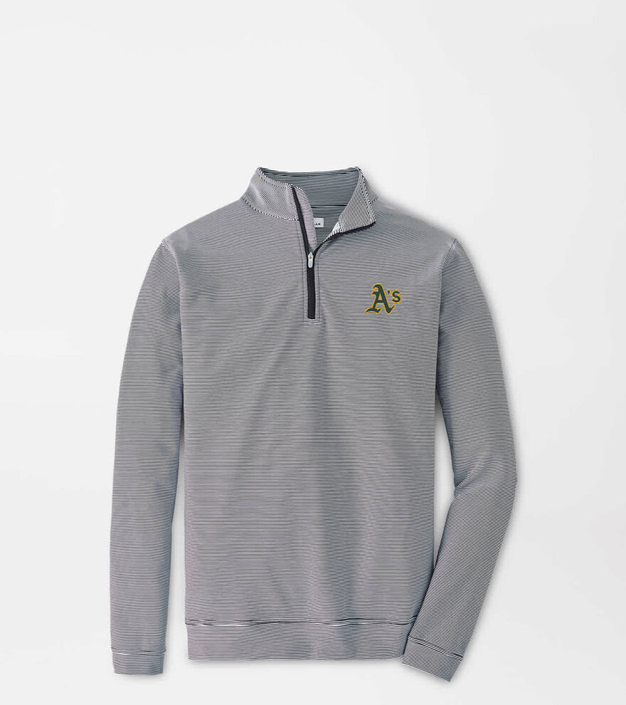 Athletics Perth Sugar Stripe Performance Quarter-Zip image number 1