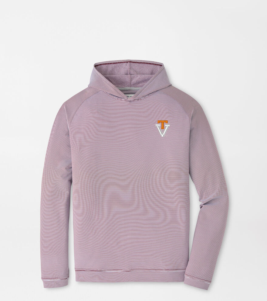 Virginia Tech Vault Pine Sugar Stripe Performance Hoodie image number 1