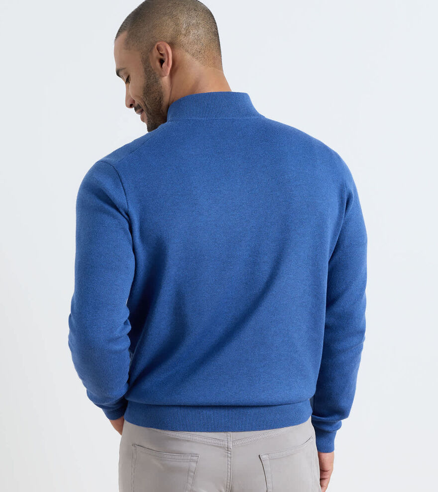 Coolspun Lite Cotton Quarter-Zip Sweater - Alternate Image 2