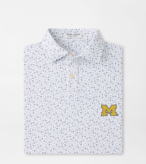 Michigan Buzzer Beater Youth Performance Jersey Polo