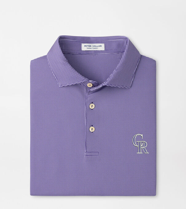 Colorado Rockies Border Performance Jersey Polo